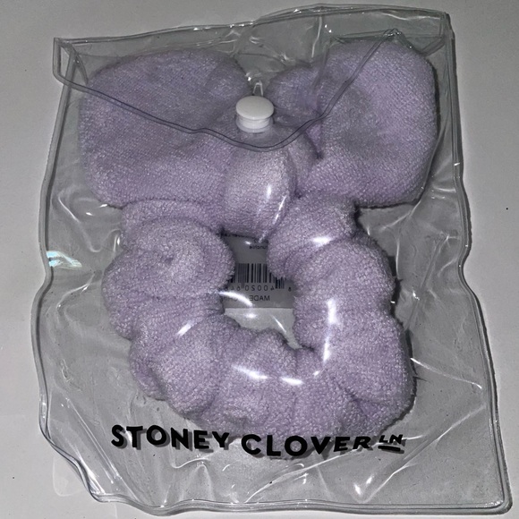 Stoney Clover Lane Terry Blueberry Scrunchie - Picture 1 of 1